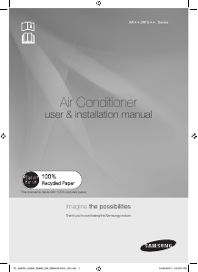 Manual Samsung AR09JRFSTWKNME Air Conditioner