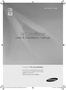 Manual Samsung AR24HCSDTWKX Air Conditioner