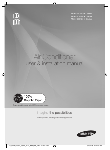 Manual Samsung AR12JCFNRWKNTC Air Conditioner