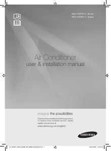 Manual Samsung AR24HVFSBWKNME Air Conditioner