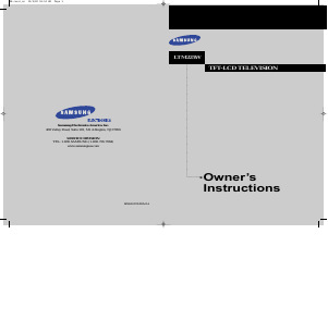 Handleiding Samsung LTM225W LCD televisie