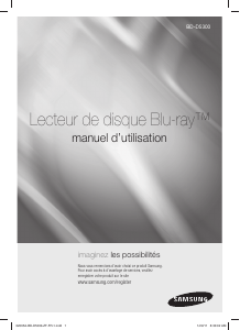 Manual de uso Samsung BD-D5300 Reproductor de blu-ray