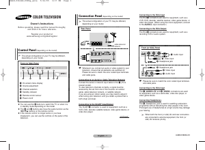 Handleiding Samsung CB-21K5G7 Televisie