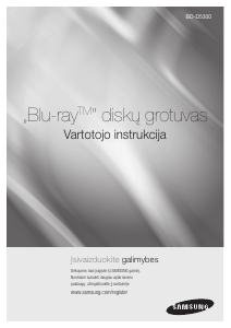 Vadovas Samsung BD-D5300 Blu-ray leistuvas
