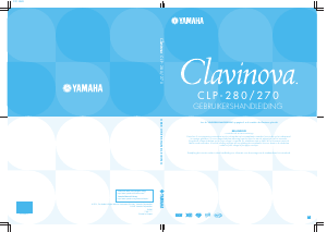 Handleiding Yamaha Clavinova CLP-280 Digitale piano