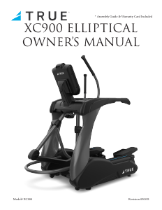 Handleiding True XC900 Crosstrainer