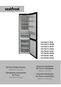 Handleiding Vestfrost VR-FB383-2H0B Koel-vries combinatie