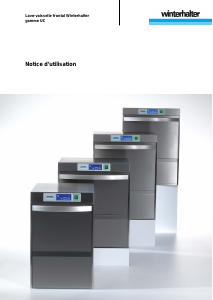 Mode d’emploi Winterhalter UC-XL Lave-vaisselle