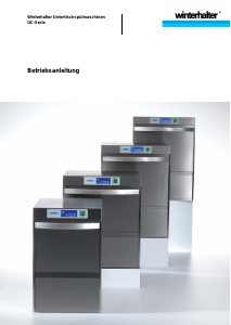 Bedienungsanleitung Winterhalter UC-XL Geschirrspüler