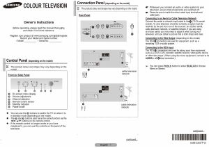 Manual Samsung CS21C470FL Television