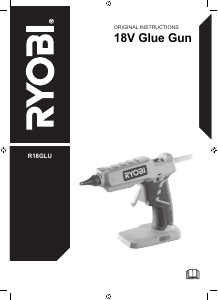 Handleiding Ryobi R18GLU Lijmpistool