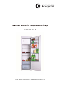 Manual Caple RIR179 Refrigerator
