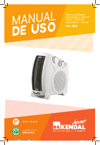 Manual de uso Kendal FH-106 Calefactor