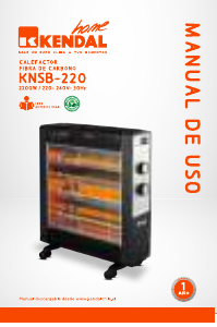 Manual de uso Kendal KNSB-220 Calefactor