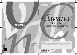 Handleiding Yamaha Clavinova CLP-380 Digitale piano