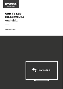 Manuale Hyundai HN-55EV3USA LED televisore