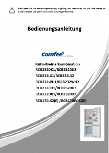 Bedienungsanleitung Comfee RCB232DK2 Kühl-gefrierkombination