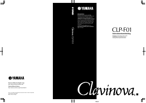 Handleiding Yamaha Clavinova CLP-F01 Digitale piano