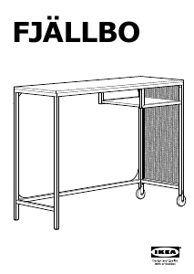 Handleiding IKEA FJALLBO Bureau