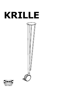 Manual IKEA KRILLE Secretária