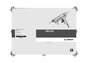 사용 설명서 보쉬 PKP 18 E 글루건