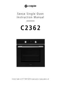 Manual Caple C2362 Oven