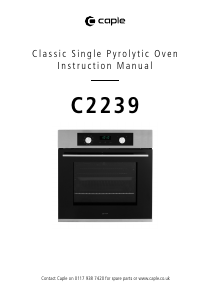 Handleiding Caple C2239 Oven