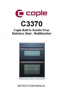 Manual Caple C3370 Oven