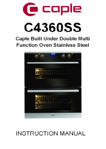 Handleiding Caple C4360SS Oven