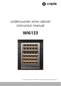 Manual Caple WI6133 Wine Cabinet