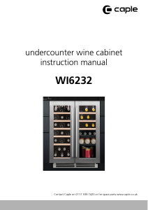 Manual Caple WI6232 Wine Cabinet