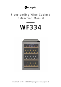 Manual Caple WF334 Wine Cabinet