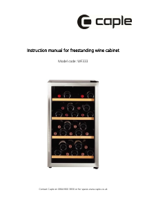Manual Caple WF333 Wine Cabinet