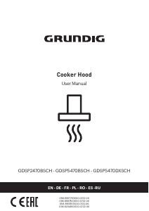 Bruksanvisning Grundig GDSP 5470 BSCH Köksfläkt