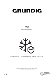 Bruksanvisning Grundig GFRN 66820 XR Frys