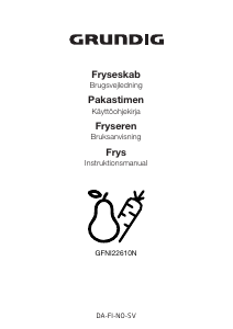 Bruksanvisning Grundig GFNI 22610 N Frys