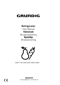 Brugsanvisning Grundig GQN 1232 X Køle-fryseskab