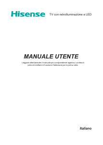 Manuale Hisense H55M5500 LED televisore