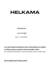 Käyttöohje Helkama HMUE823 Mikroaaltouuni