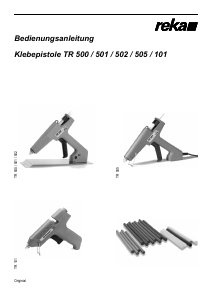 Bedienungsanleitung Reka TR 501 Klebepistole