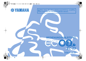Bedienungsanleitung Yamaha EC-03 (2011) Roller
