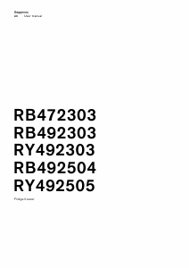 Manual Gaggenau RY492303 Fridge-Freezer