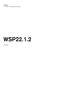 Bruksanvisning Gaggenau WSP221112 Värmelådan