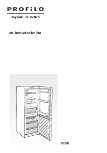 Manual Profilo BD3036W3NN Fridge-Freezer