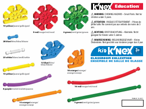 Manual K'nex set 78698 Education Classroom collection