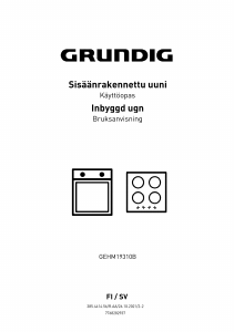 Käyttöohje Grundig GEHM 19310 B Liesi
