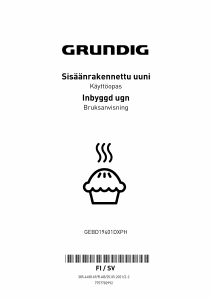 Bruksanvisning Grundig GEBD 19401 DXPH Ugn