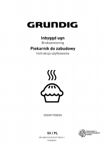 Bruksanvisning Grundig GEKM 19300 DX Ugn