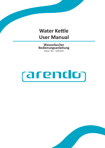 Manuale Arendo 305645 Bollitore