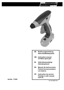 Mode d’emploi Brüder Mannesmann 17220 Pistolet à colle